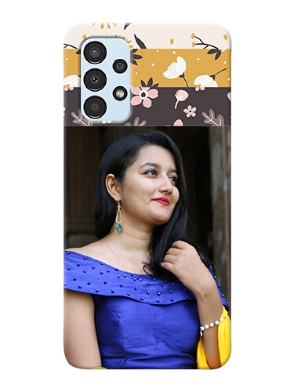 Custom Galaxy A13 mobile cases online: Stylish Floral Design
