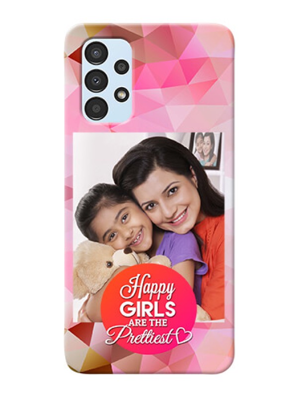 Custom Galaxy A13 Personalized Phone Covers: Abstract Triangle Design