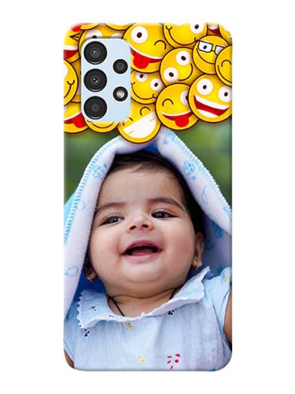 Custom Galaxy A13 Custom Phone Cases with Smiley Emoji Design