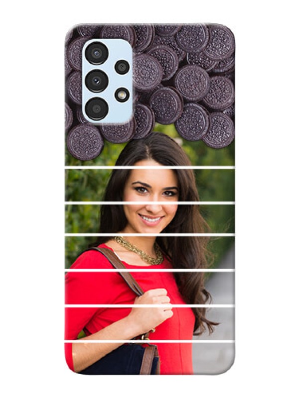 Custom Galaxy A13 Custom Mobile Covers with Oreo Biscuit Design