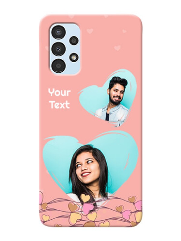 Custom Galaxy A13 customized phone cases: Love Doodle Design