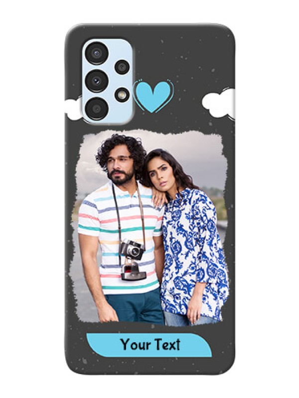 Custom Galaxy A13 Mobile Back Covers: splashes with love doodles Design