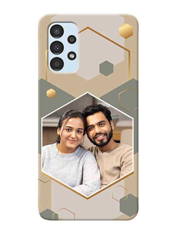 Custom Galaxy A13 Phone Back Covers: Stylish Hexagon Pattern Design