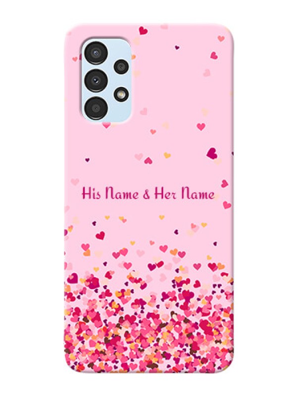 Custom Galaxy A13 Phone Back Covers: Floating Hearts Design