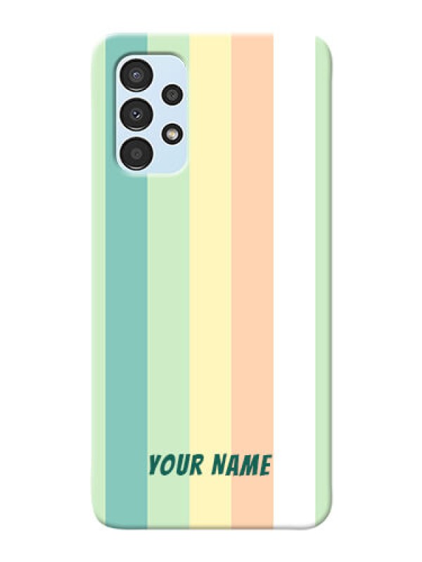 Custom Galaxy A13 Back Covers: Multi-colour Stripes Design