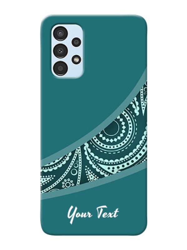 Custom Galaxy A13 Custom Phone Covers: semi visible floral Design
