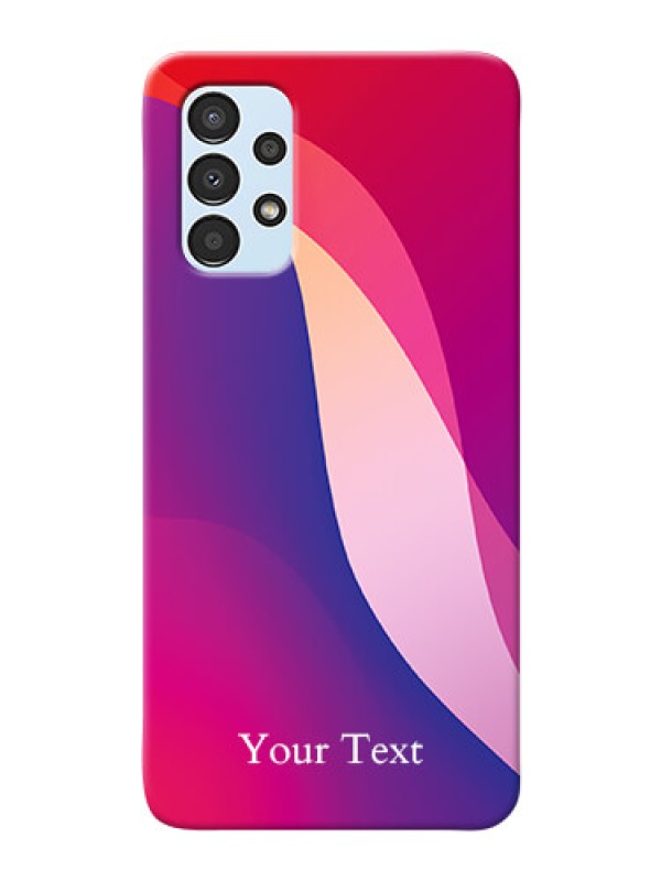 Custom Galaxy A13 Mobile Back Covers: Digital abstract Overlap Design