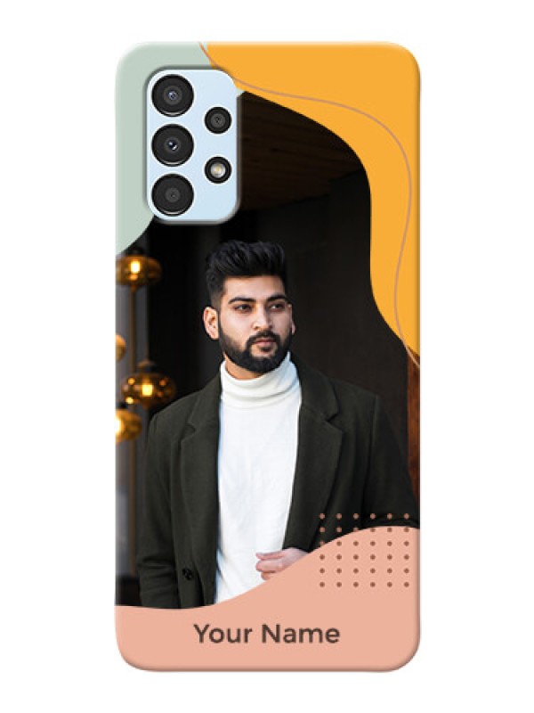 Custom Galaxy A13 Custom Phone Cases: Tri-coloured overlay design