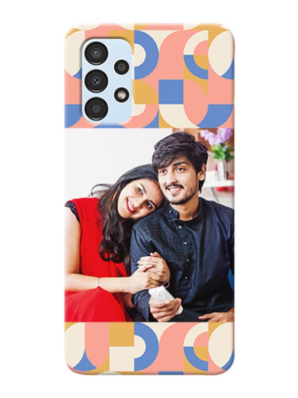 Custom Galaxy A13 Custom Phone Covers: Semi-circle Maze Pattern Design