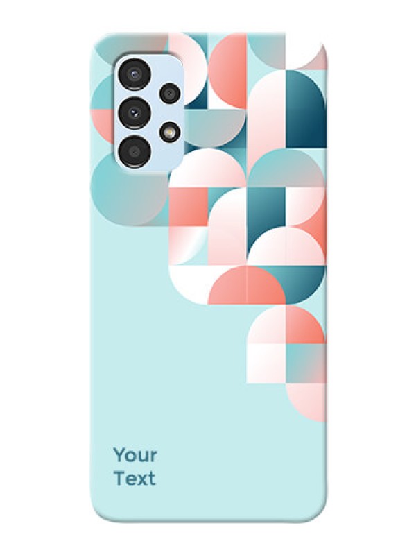 Custom Galaxy A13 Back Covers: Stylish Semi-circle Pattern Design