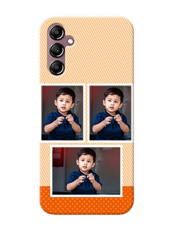 Custom Galaxy A14 4G Mobile Back Covers: Bulk Photos Upload Design