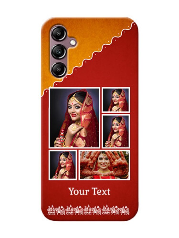 Custom Galaxy A14 4G customized phone cases: Wedding Pic Upload Design