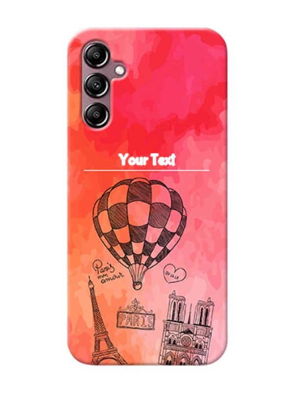 Custom Galaxy A14 4G Personalized Mobile Covers: Paris Theme Design