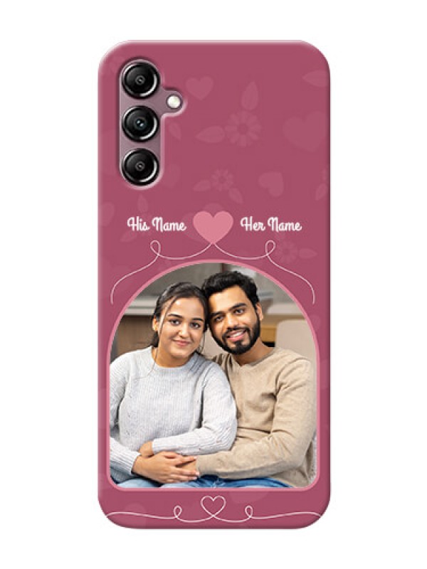 Custom Galaxy A14 4G mobile phone covers: Love Floral Design