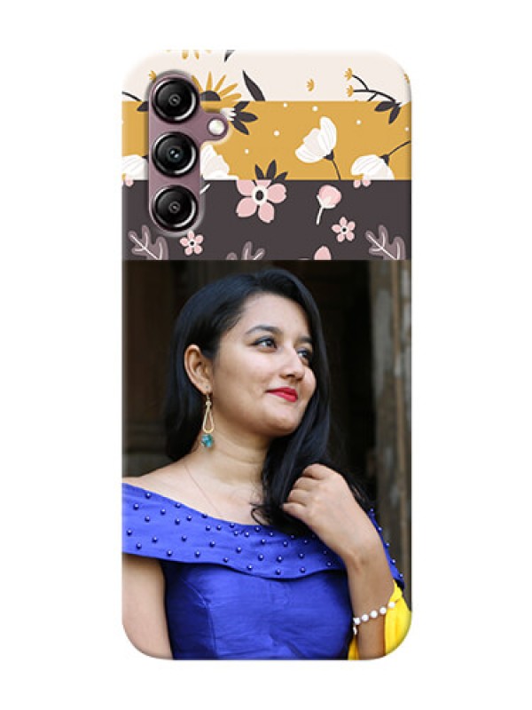 Custom Galaxy A14 4G mobile cases online: Stylish Floral Design