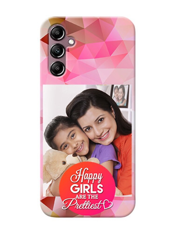 Custom Galaxy A14 4G Personalized Phone Covers: Abstract Triangle Design