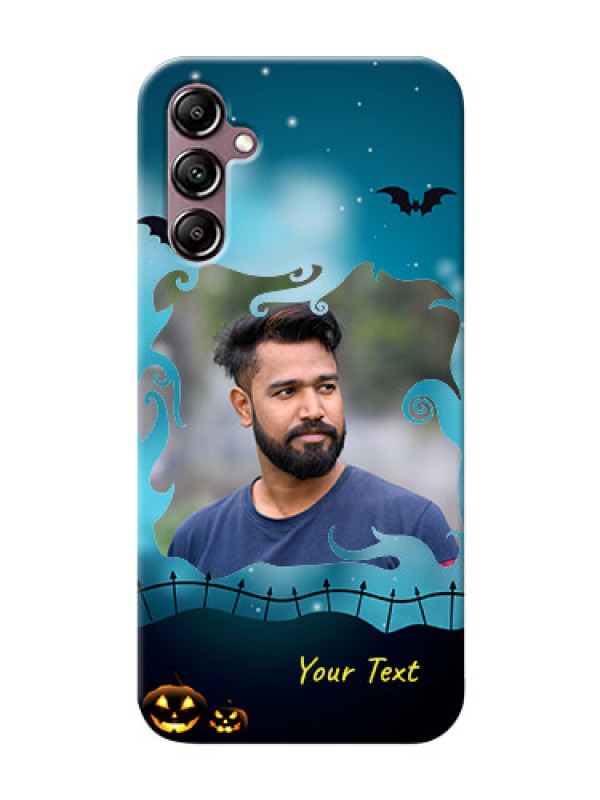 Custom Galaxy A14 4G Personalised Phone Cases: Halloween frame design