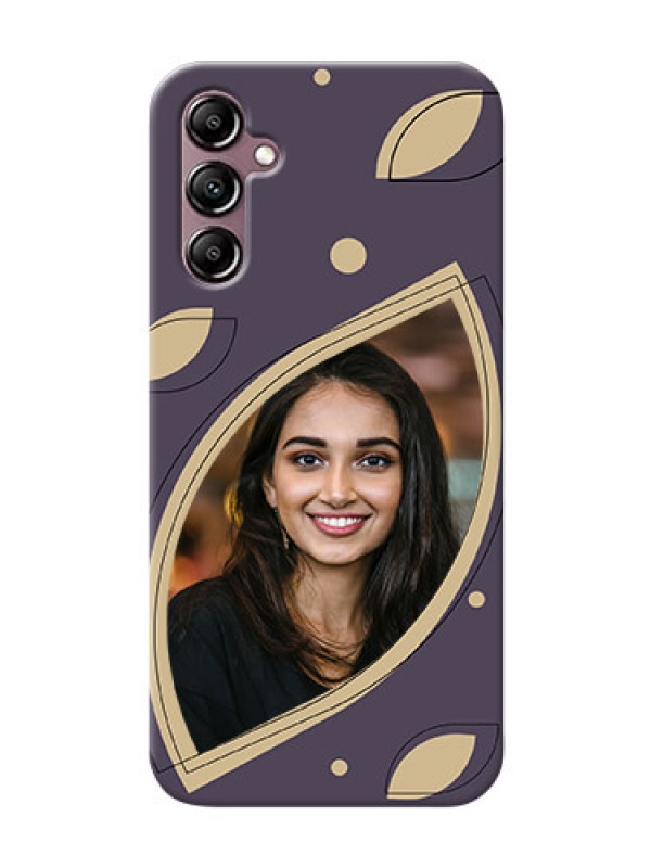Custom Galaxy A14 4G Custom Phone Cases: Falling Leaf Design