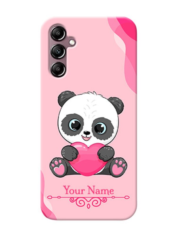 Custom Galaxy A14 4G Mobile Back Covers: Cute Panda Design