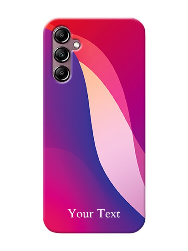 Custom Galaxy A14 4G Mobile Back Covers: Digital abstract Overlap Design