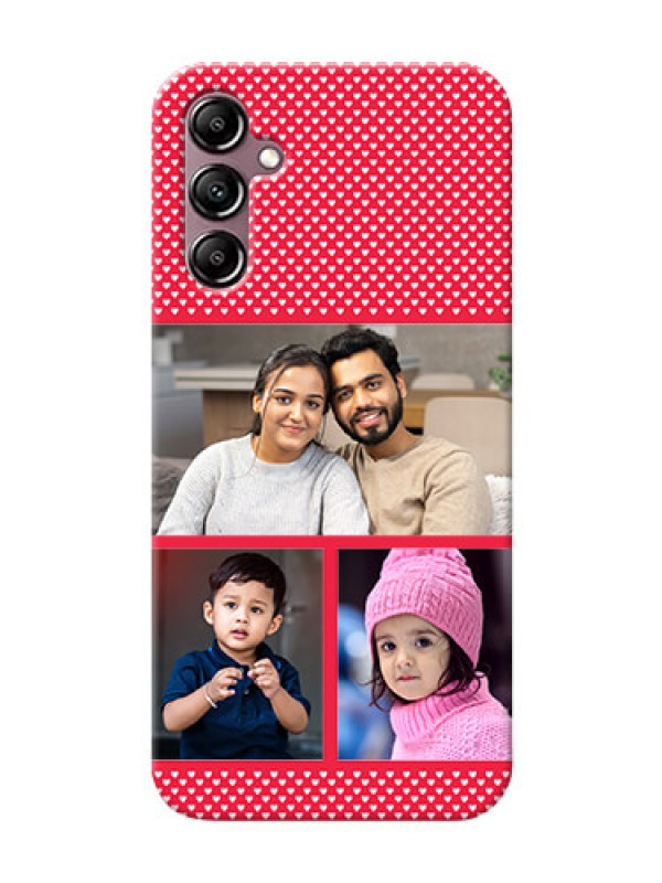 Custom Galaxy A14 mobile back covers online: Bulk Pic Upload Design