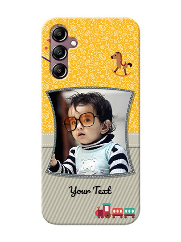 Custom Galaxy A14 Mobile Cases Online: Baby Picture Upload Design