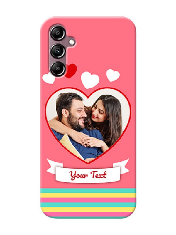 Custom Galaxy A14 Personalised mobile covers: Love Doodle Design