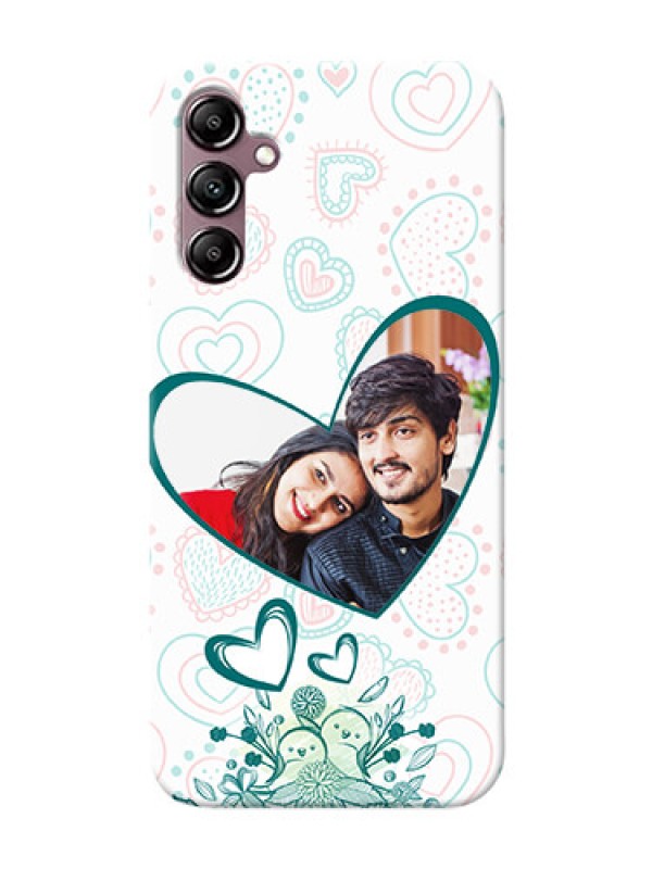 Custom Galaxy A14 Personalized Mobile Cases: Premium Couple Design