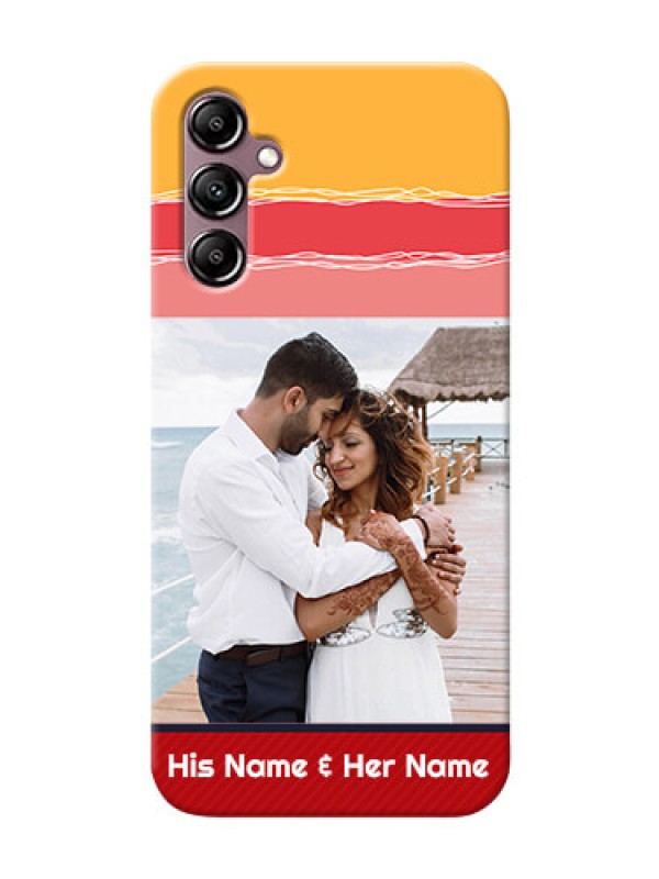 Custom Galaxy A14 custom mobile phone covers: Colorful Case Design