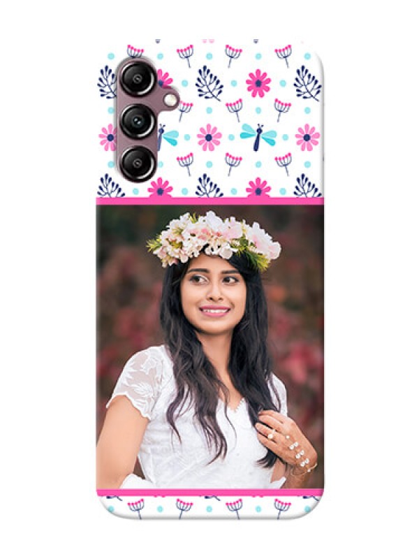 Custom Galaxy A14 Mobile Covers: Colorful Flower Design