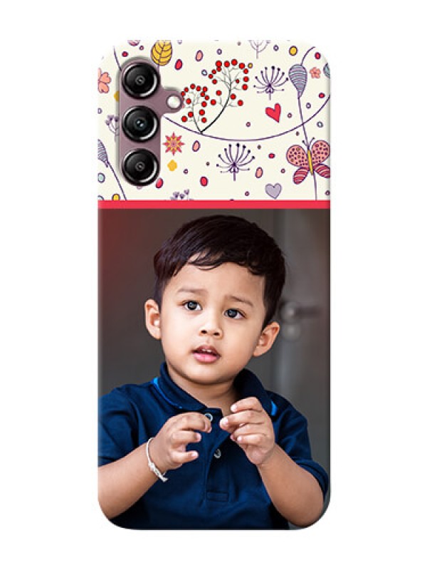 Custom Galaxy A14 phone back covers: Premium Floral Design