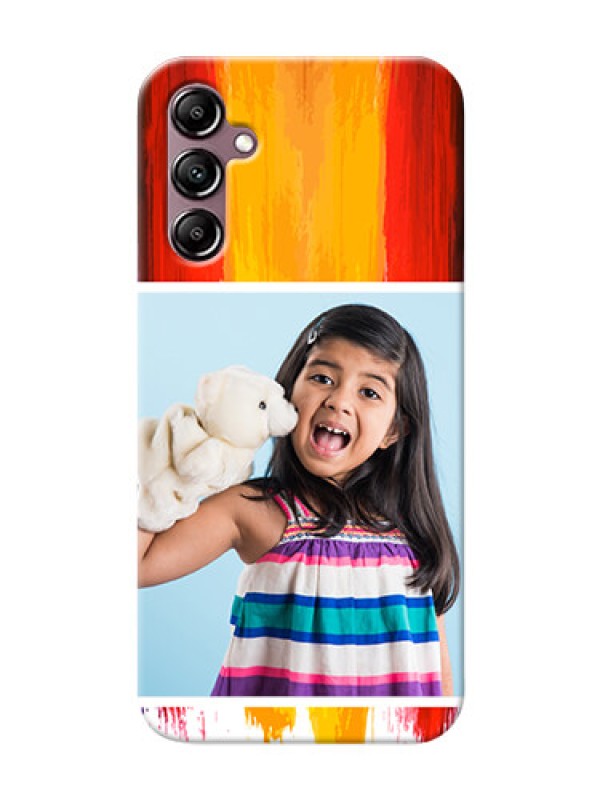 Custom Galaxy A14 custom phone covers: Multi Color Design