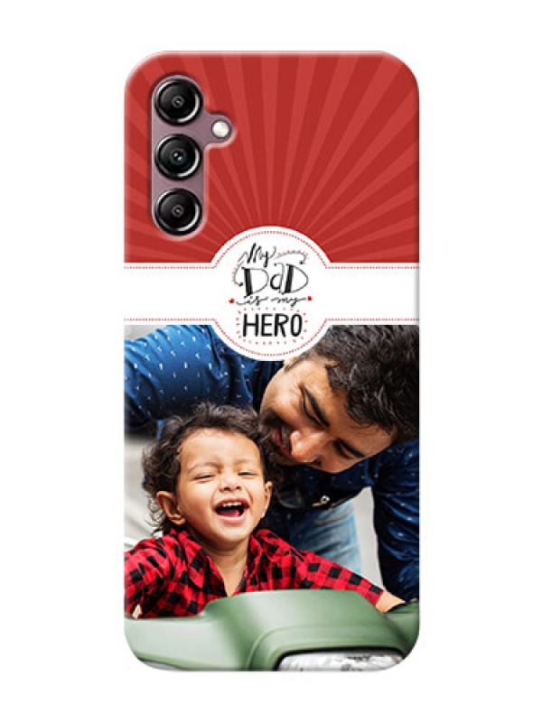 Custom Galaxy A14 custom mobile phone cases: My Dad Hero Design