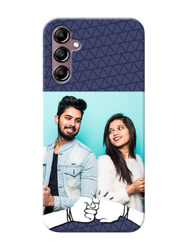 Custom Galaxy A14 Mobile Covers Online with Best Friends Design 