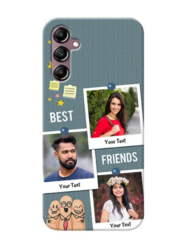 Custom Galaxy A14 Mobile Cases: Sticky Frames and Friendship Design