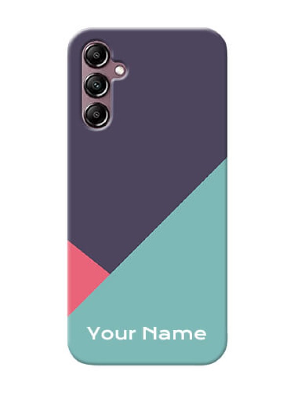 Custom Galaxy A14 Custom Phone Cases: Tri  Color abstract Design