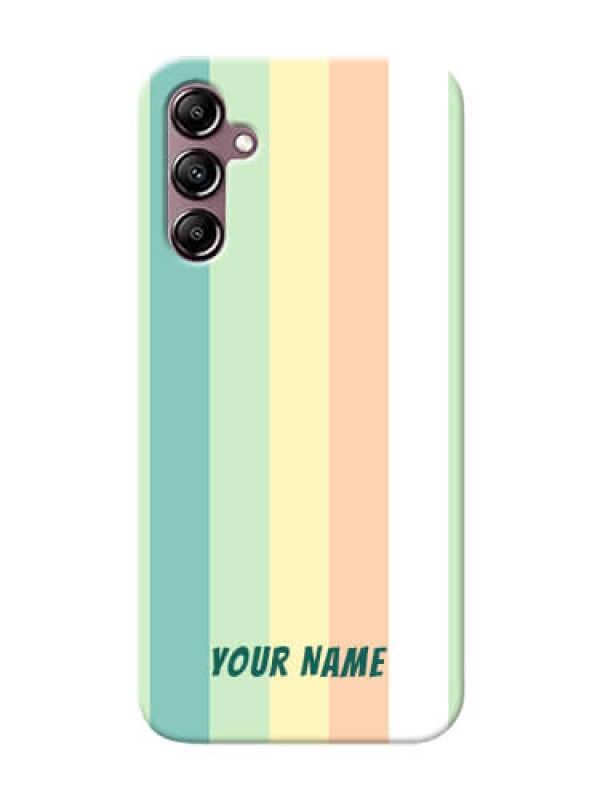Custom Galaxy A14 Back Covers: Multi-colour Stripes Design