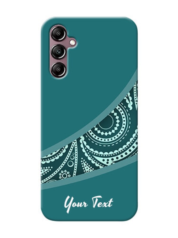 Custom Galaxy A14 Custom Phone Covers: semi visible floral Design