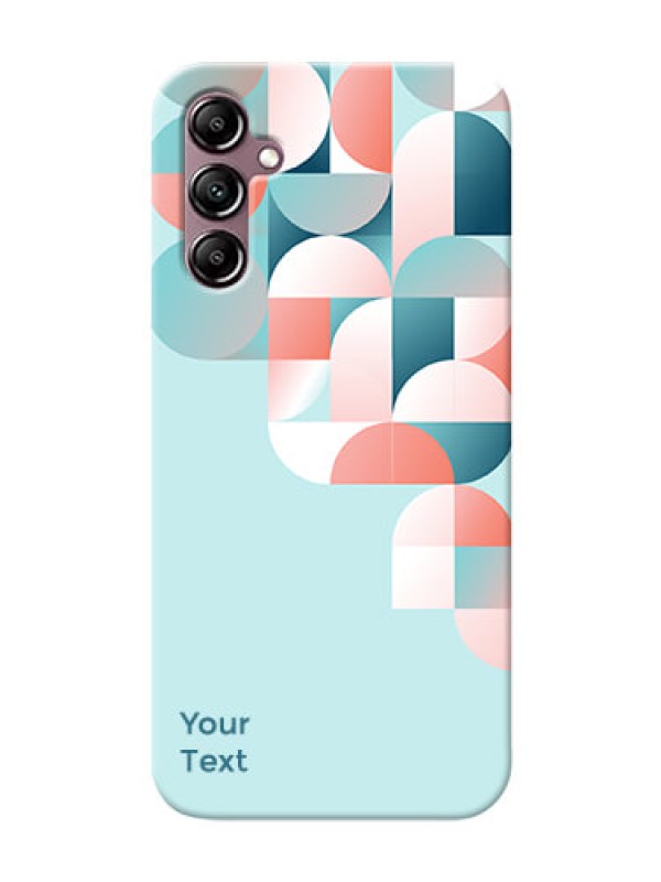 Custom Galaxy A14 Back Covers: Stylish Semi-circle Pattern Design