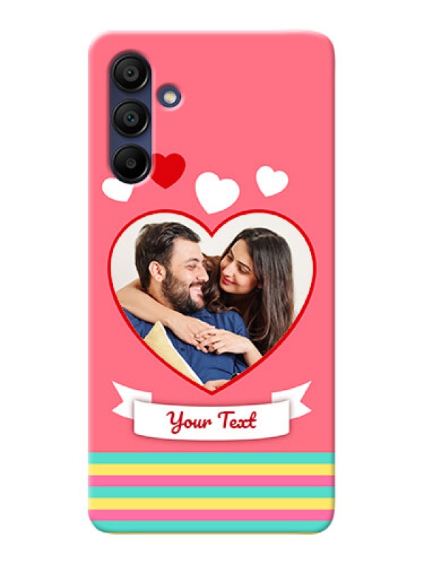 Custom Galaxy A15 5G Personalised mobile covers: Love Doodle Design