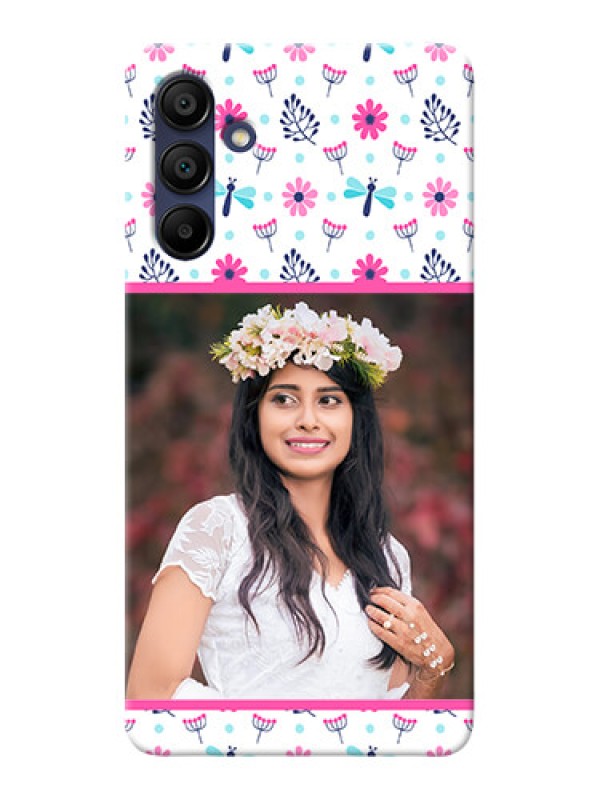 Custom Galaxy A15 5G Mobile Covers: Colorful Flower Design