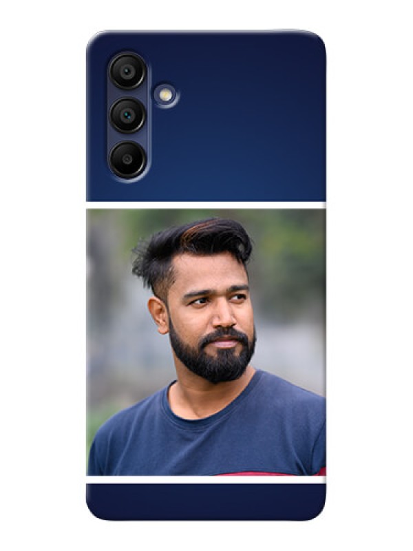 Custom Galaxy A15 5G Mobile Cases: Simple Royal Blue Design