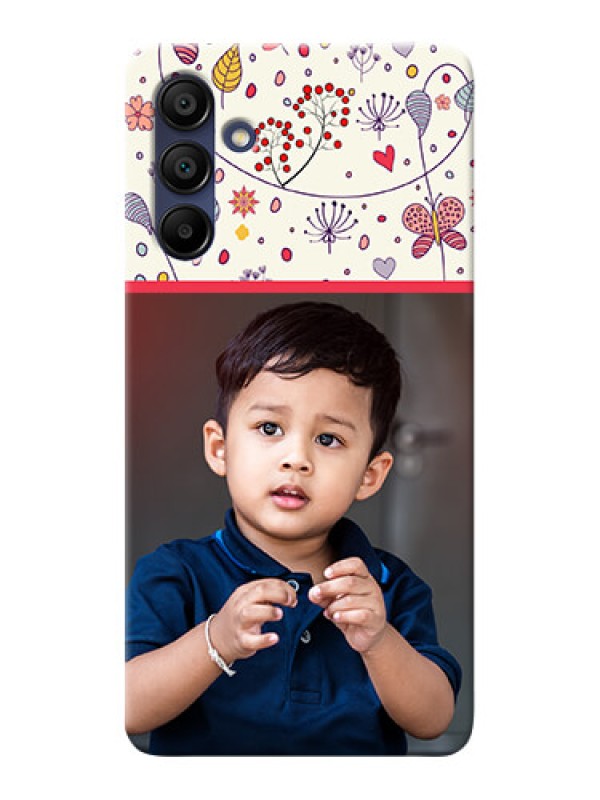 Custom Galaxy A15 5G phone back covers: Premium Floral Design