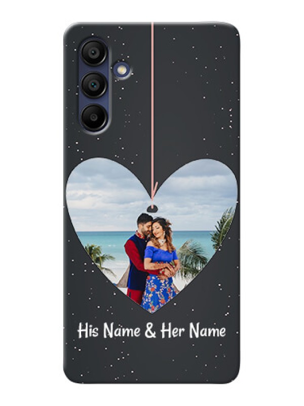 Custom Galaxy A15 5G custom phone cases: Hanging Heart Design