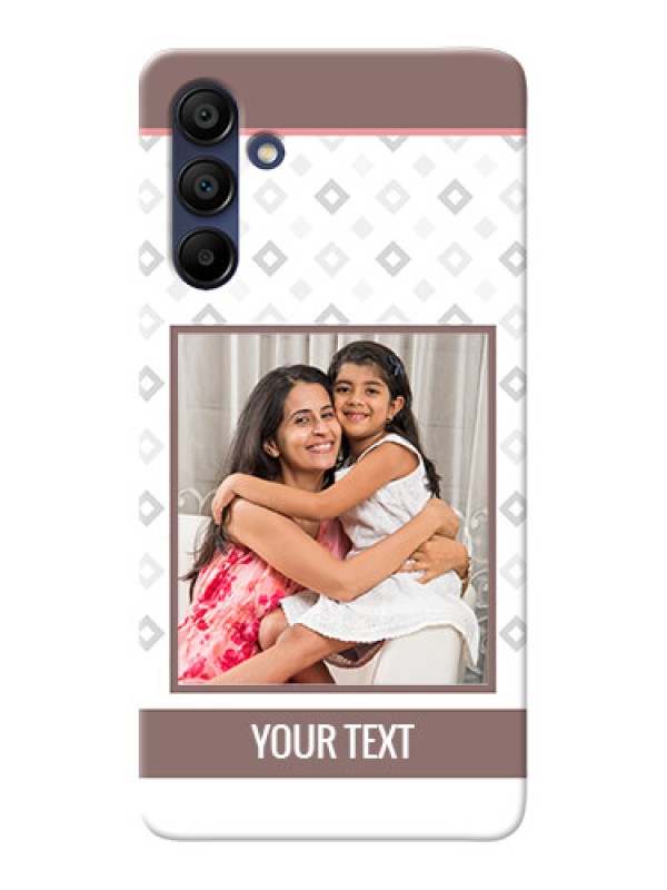 Custom Galaxy A15 5G custom back covers: Simple Diamond Design