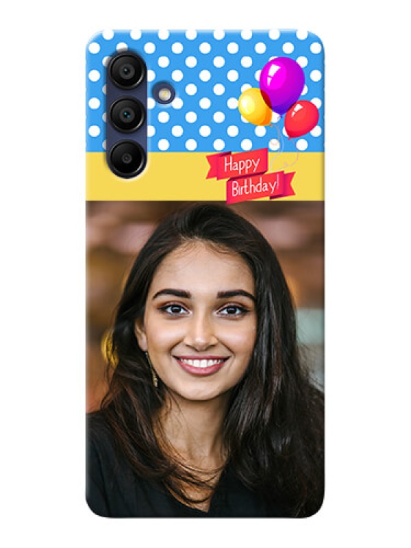 Custom Galaxy A15 5G custom mobile back covers: Happy Birthday Design