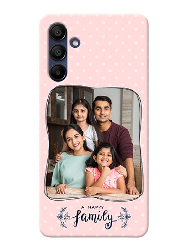 Custom Galaxy A15 5G Personalized Phone Cases: Family with Dots Design