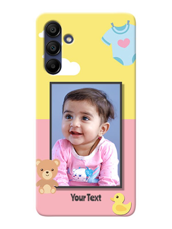 Custom Galaxy A15 5G Back Covers: Kids 2 Color Design