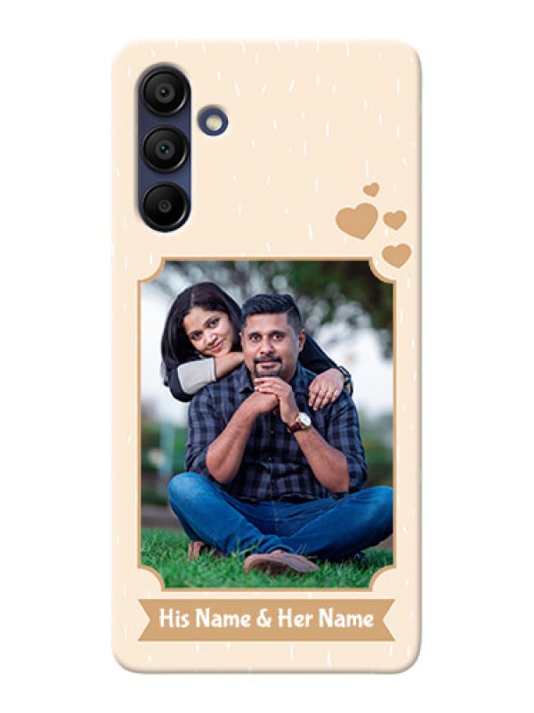 Custom Galaxy A15 5G mobile phone cases with confetti love design