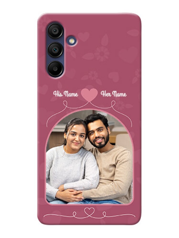 Custom Galaxy A15 5G mobile phone covers: Love Floral Design